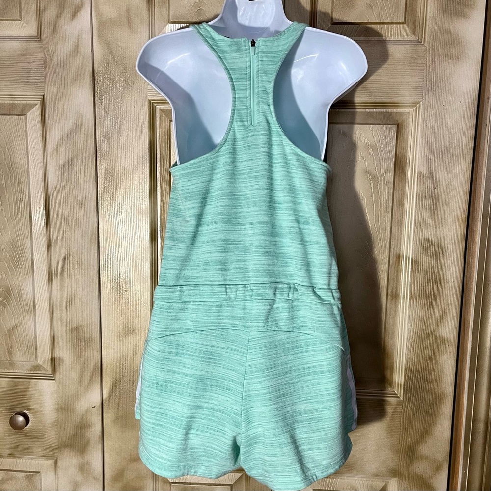 Adidas romper, aqua XS cinched waist - Picture 2 of 5